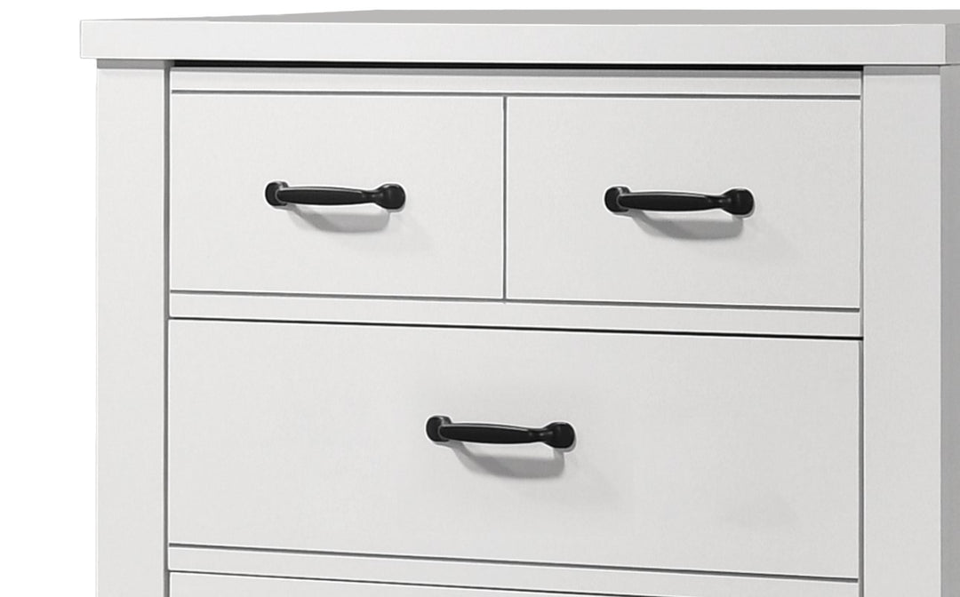 Cassini 31" White 5-Drawer Chest