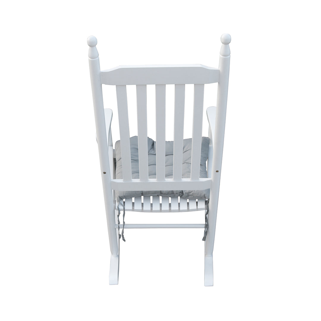 wooden porch rocker chair  WHITE