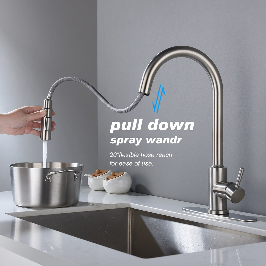 Touch Kitchen Faucet with Pull Down Sprayer