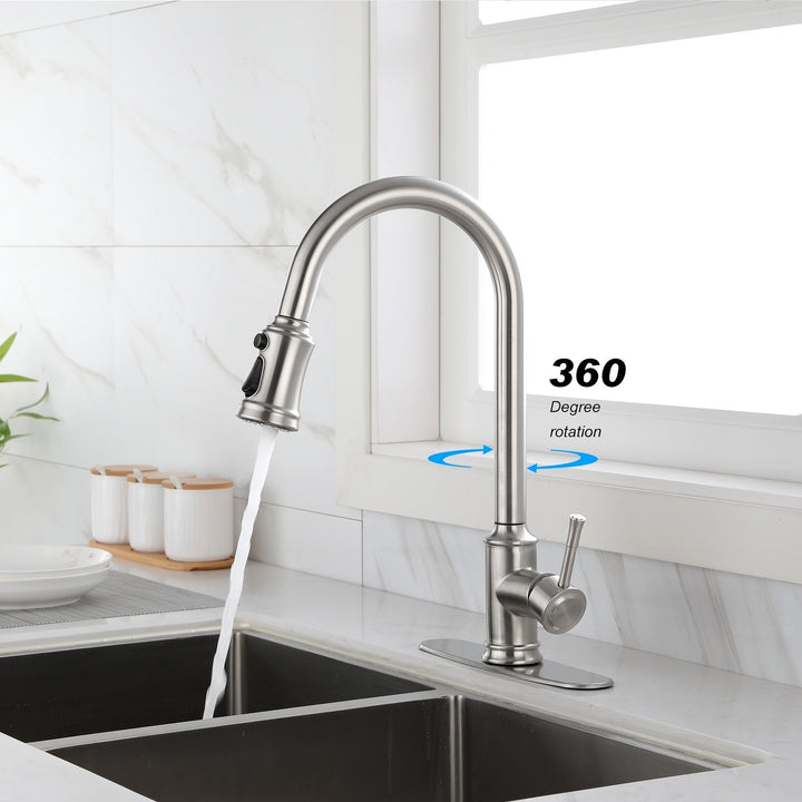 Touch Kitchen Faucet with Pull Down Sprayer