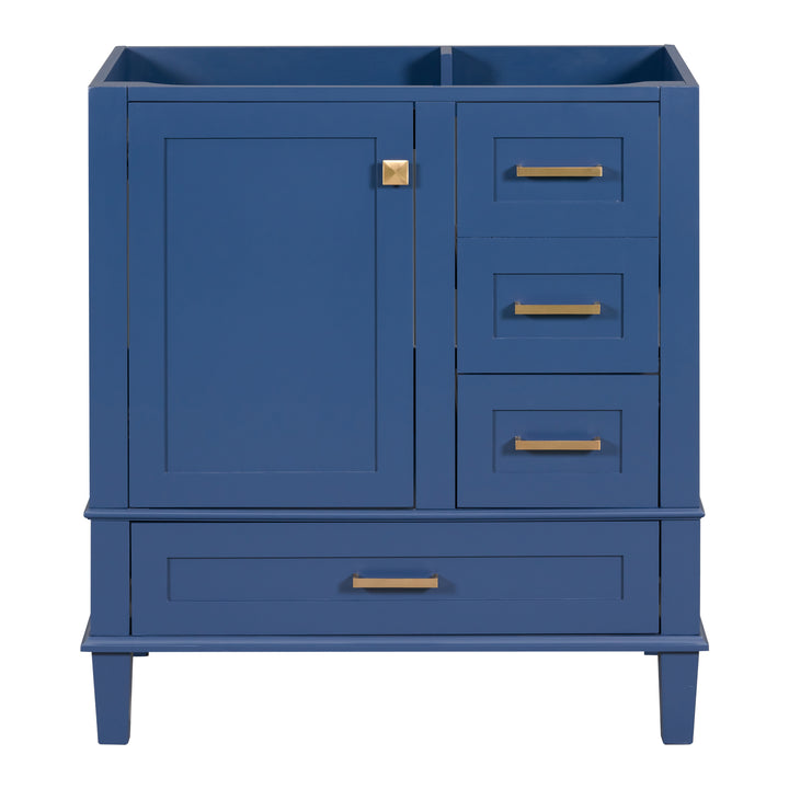 [Cabinet only] 30" Bathroom Vanity Blue