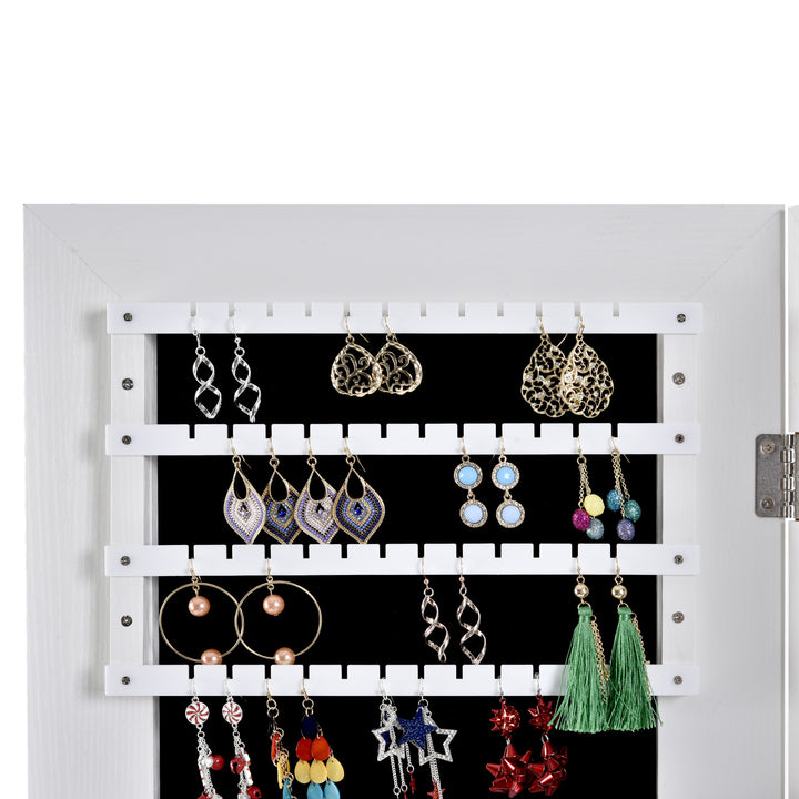 Fashion Simple Jewelry Storage Mirror Cabinet With LED Lights,For Living Room Or Bedroom