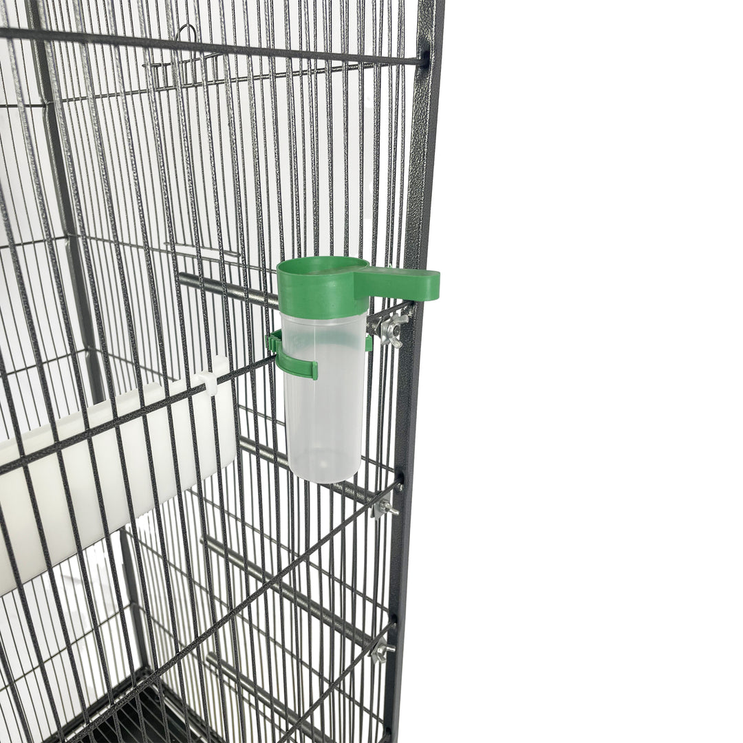 Bird Cage for Parakeets Cockatiels Parrot Green Cheek Conures Pigeons Lovebird with Rolling Stand