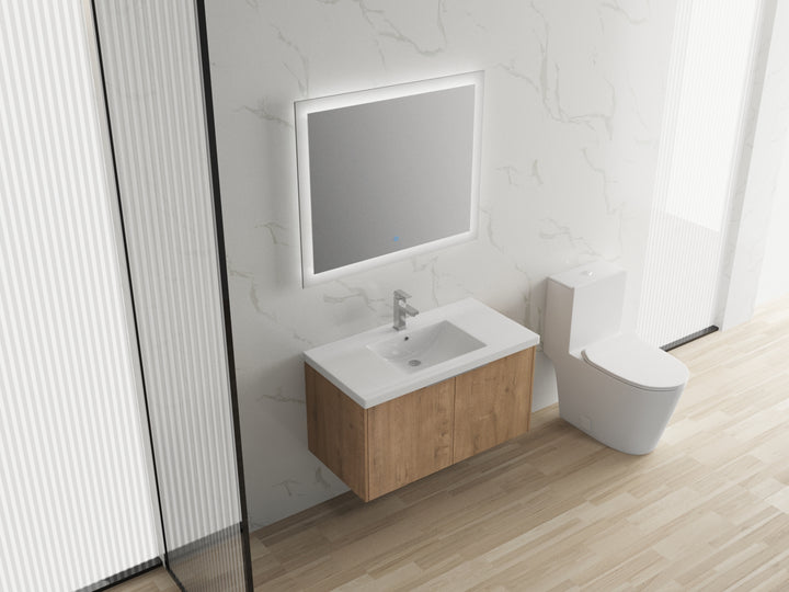 Modern Design 36 Inch Float Mounting Bathroom Vanity With Sink Soft Close Door,2 Doors-00636 IMO(KD-Packing)