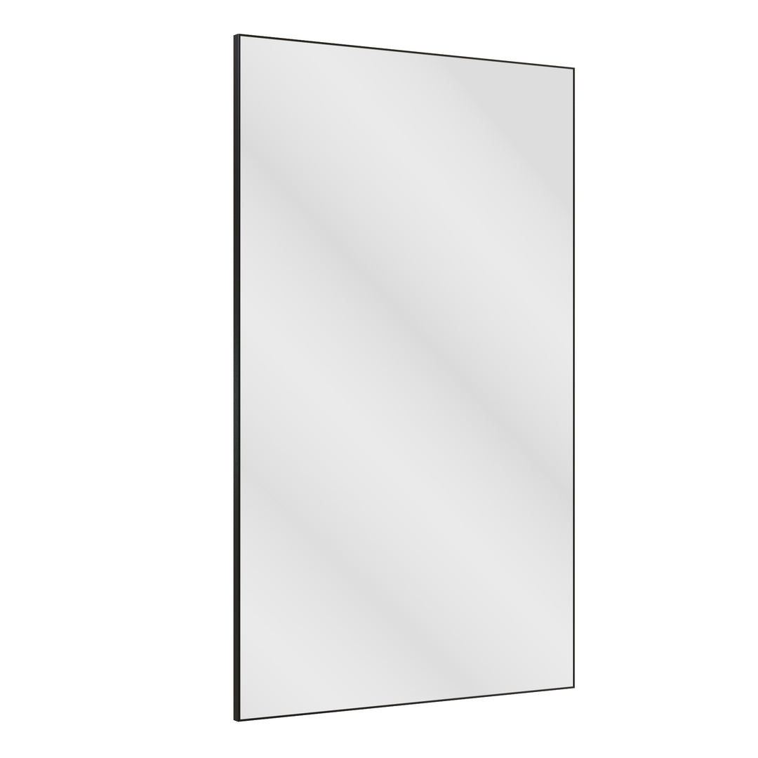 BEAUTME 60"x36" Oversized Modern Rectangle Bathroom Mirror with Balck Frame Decorative Large Wall Mirrors for Bathroom Living Room Bedroom Vertical or Horizontal Wall Mounted mirror with Aluminum Frame