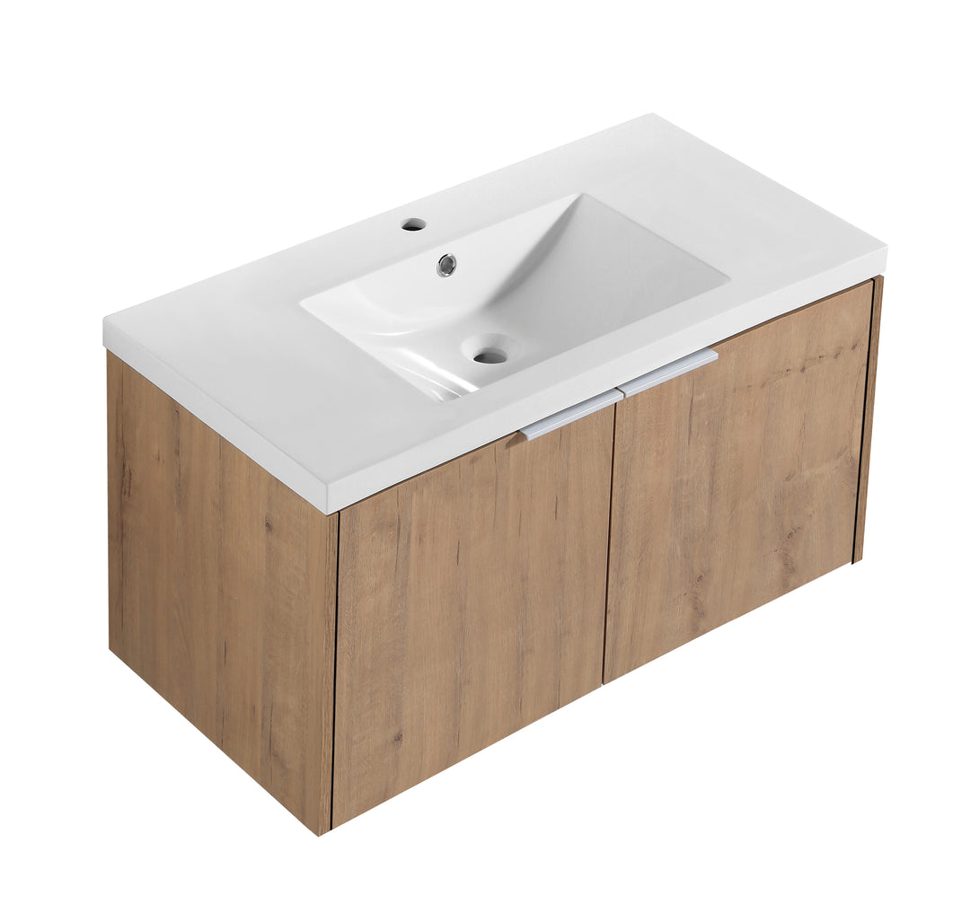 Modern Design 36 Inch Float Mounting Bathroom Vanity With Sink Soft Close Door,2 Doors-00636 IMO(KD-Packing)