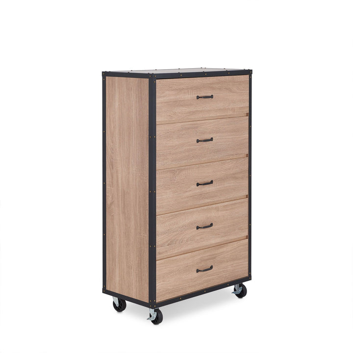 ACME Bemis Chest in Weathered Light Oak 97274