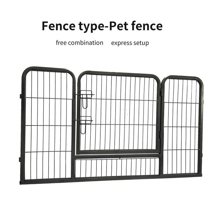 Dog Playpen Designed for Camping, Yard , 28" Height for Medium/Small Dogs, 4Panels