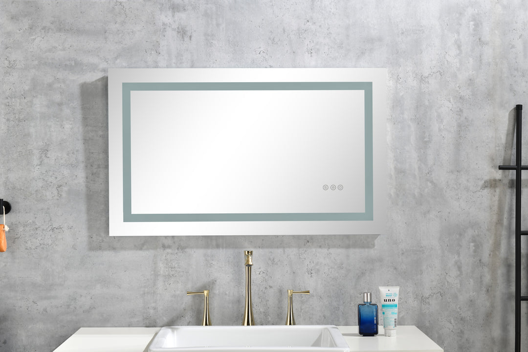 36*30in Led Mirror for Bathroom with Lights,Dimmable,Anti-Fog,Lighted Bathroom Mirror with Smart Touch Button,Memory Function(Horizontal/Vertical)