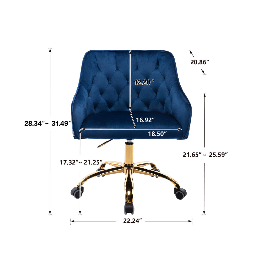 COOLMORE   Swivel Shell Chair for Living Room/Bed Room, Modern Leisure office Chair