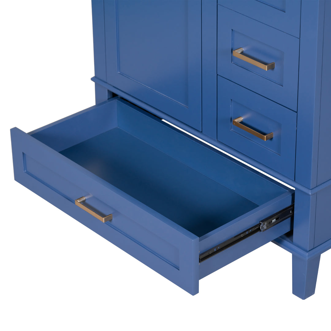 [Cabinet only] 30" Bathroom Vanity Blue