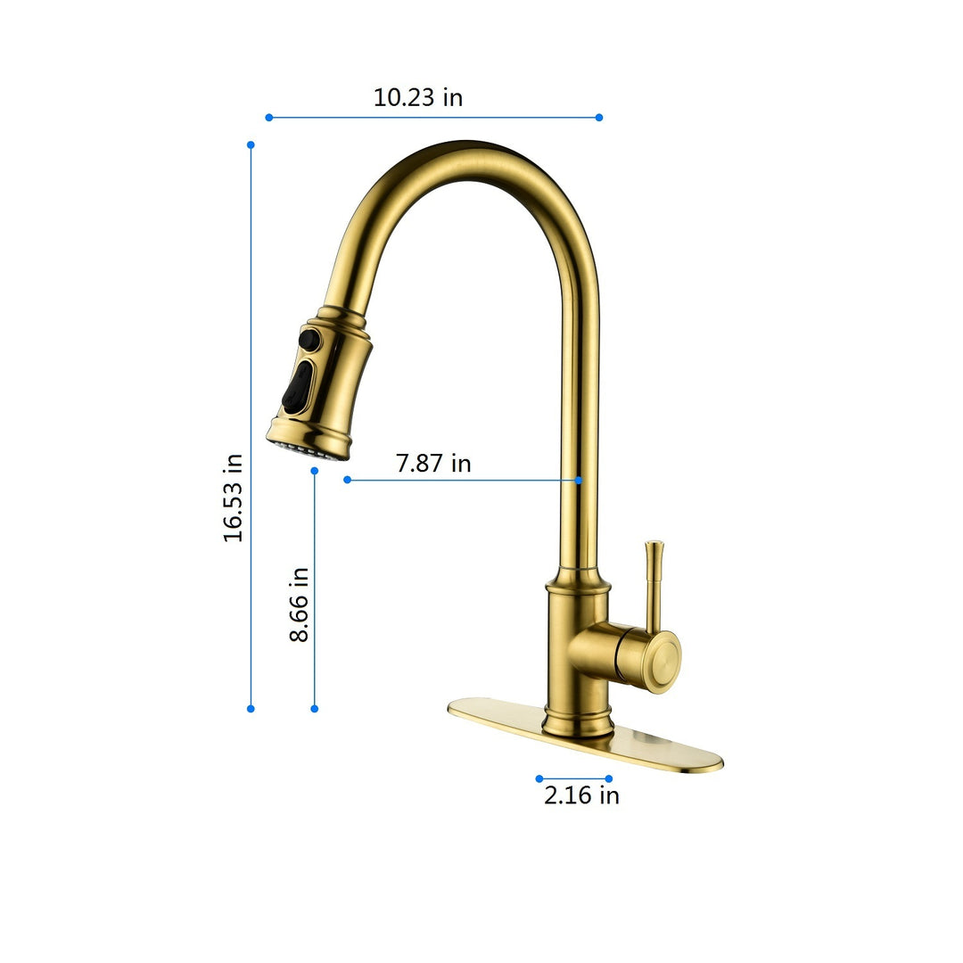 Touch Kitchen Faucet with Pull Down Sprayer