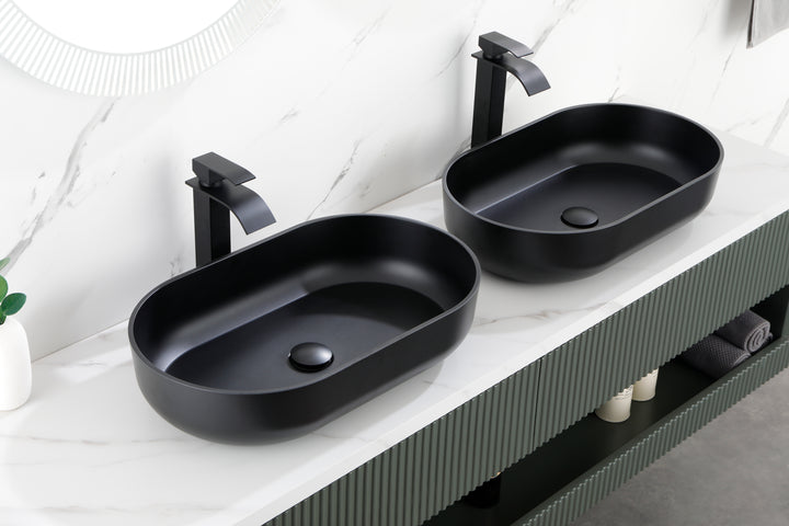 24*14*5.5  Matte Shell  Bathroom Sink