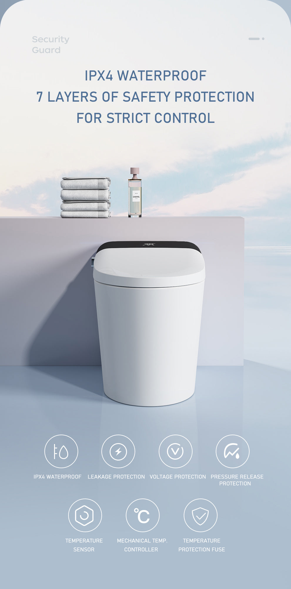 Revolutionize Your Bathroom Experience with Our State-of-the-Art Smart Toilet - The Ultimate in Comfort, Hygiene, and Convenience