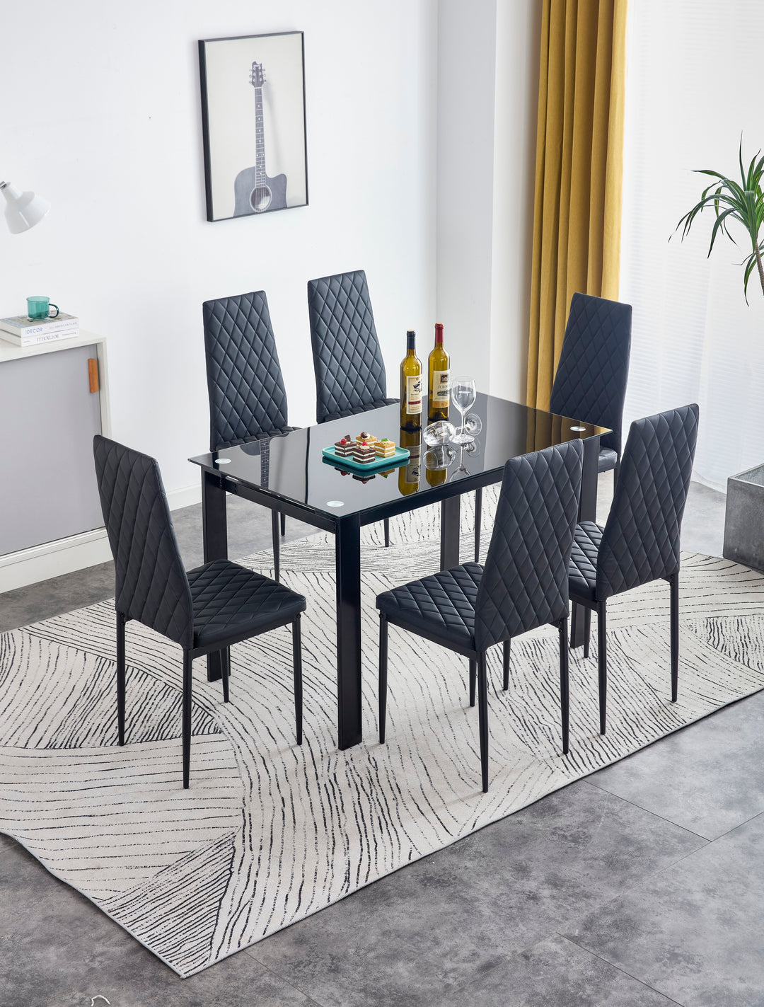 Dining chair set for 6