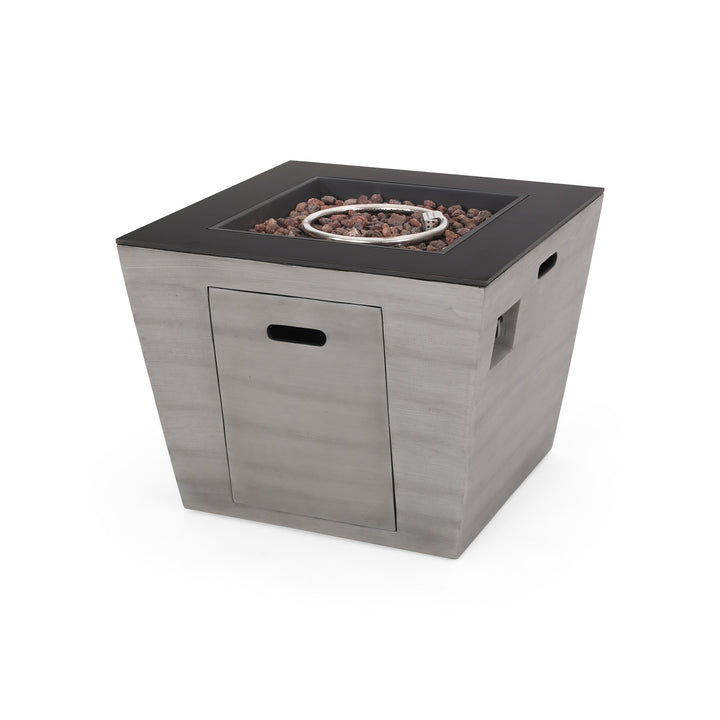 LANGTON 30" SQUARE MGO FIRE PIT - 50,000 BTU