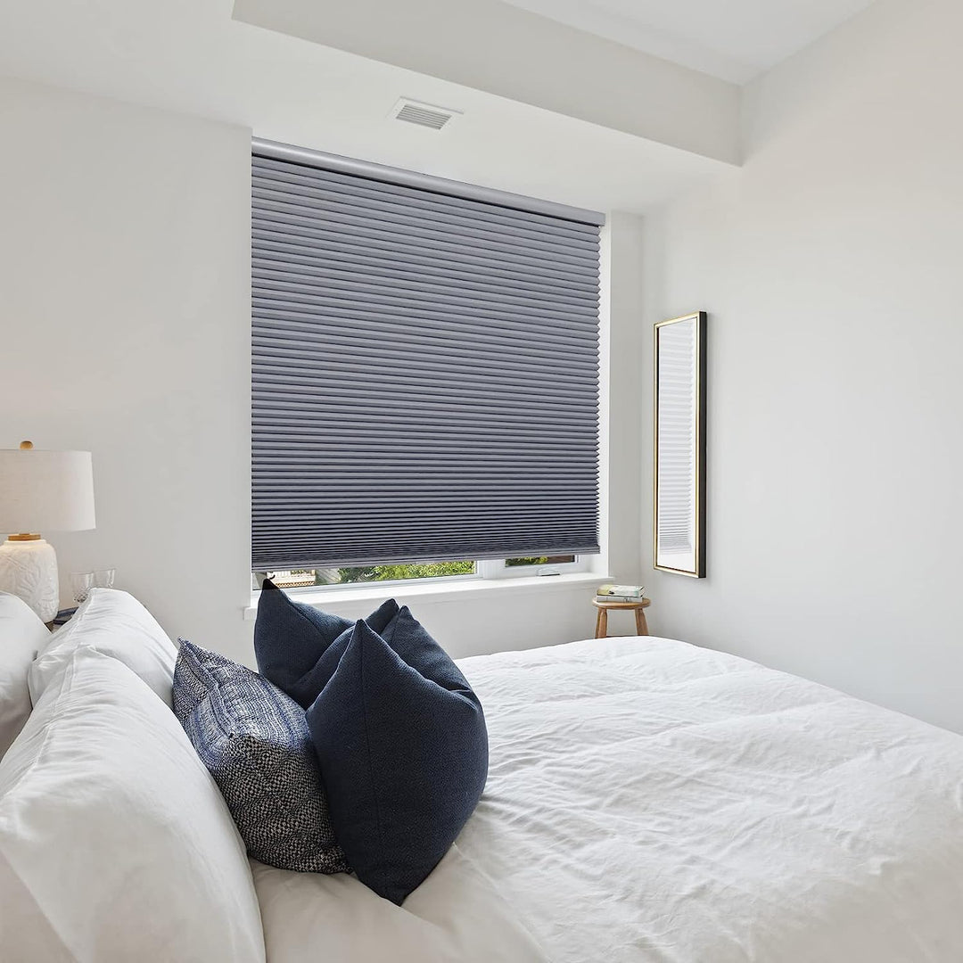 Custom Size Cellular Window Blinds Cordless Shades, Honeycomb Blinds for Windows Light Filtering Window Shades for Home