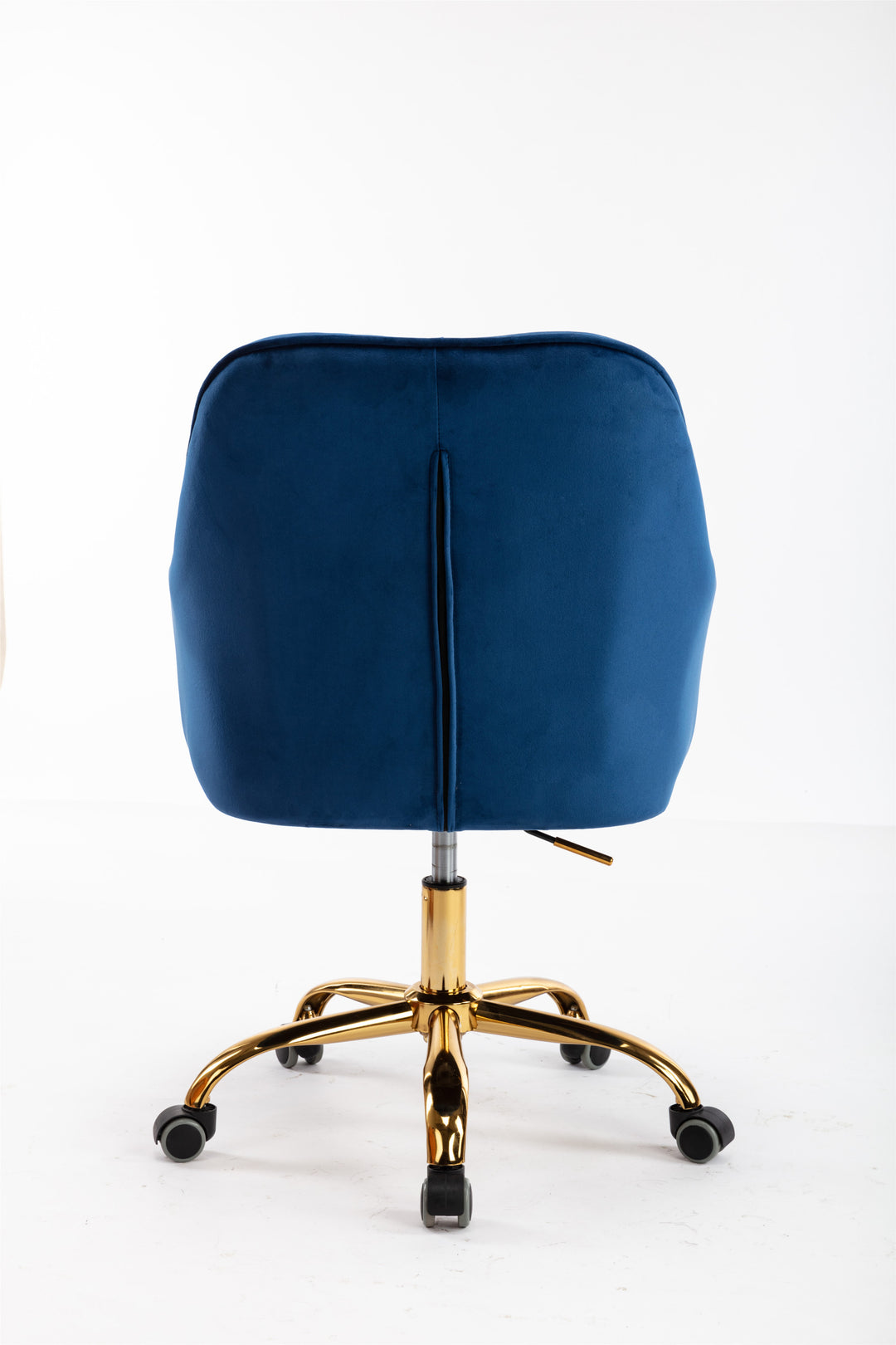 COOLMORE Velvet Swivel Shell Chair for Living Room ,Office chair , Modern Leisure Arm Chair Navy