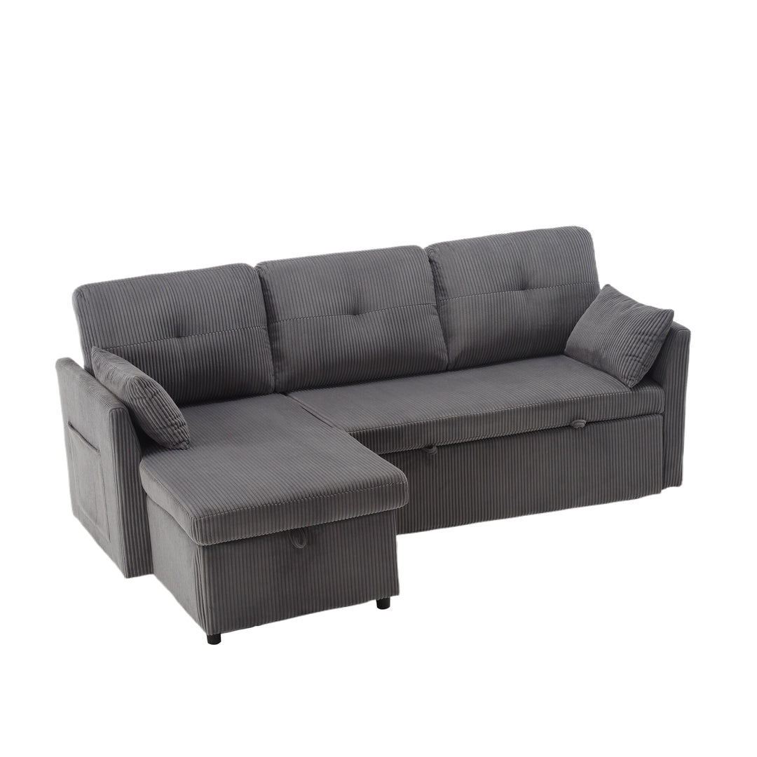 UNITED Modular Sectional Sofa L Shaped Modular Couch with Reversible Chaise Modular Sofa Sectional Couch with Storage Seats