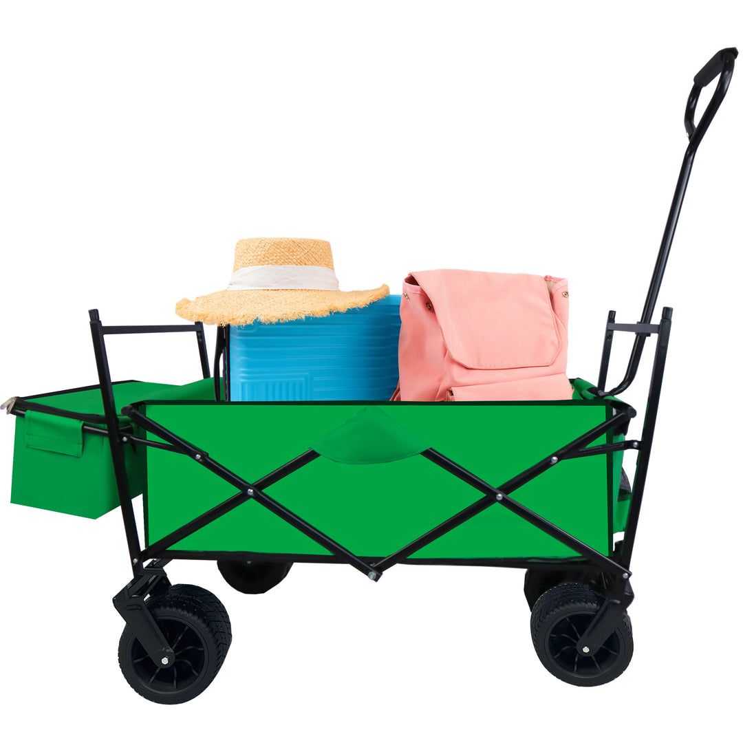 Outdoor Garden Park Utility kids wagon portable beach trolley cart camping foldable folding wagon