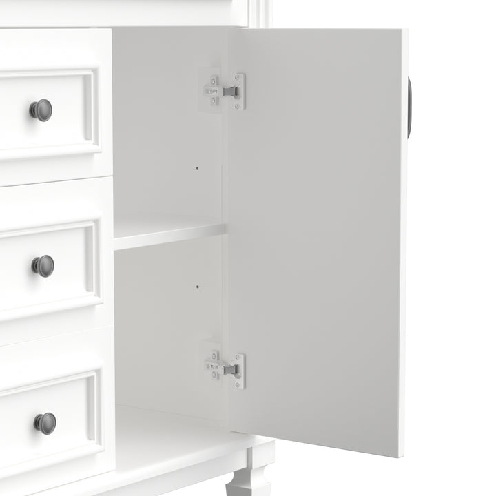 36'' Bathroom Vanity without Top Sink, Cabinet only, Modern Bathroom Storage Cabinet with 2 Soft Closing Doors and 2 Drawers