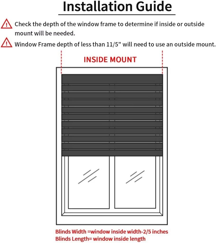 Cordless Aluminum BLinds Shades -Wide Range Size Customizable