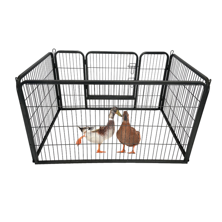 Dog Playpen Designed for Camping, Yard , 28" Height for Medium/Small Dogs, 4Panels