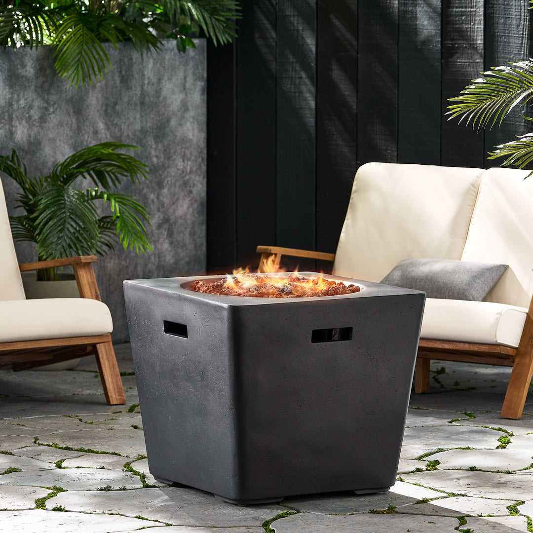 ELLISON SQUARE 24" FIRE PIT - 40,000 BTU