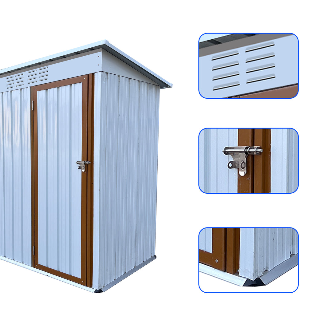 Outdoor storage sheds 5ftx3ft