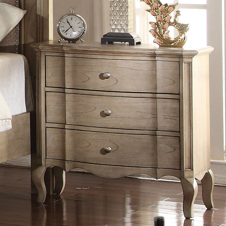 ACME Chelmsford Nightstand in Antique Taupe 26053