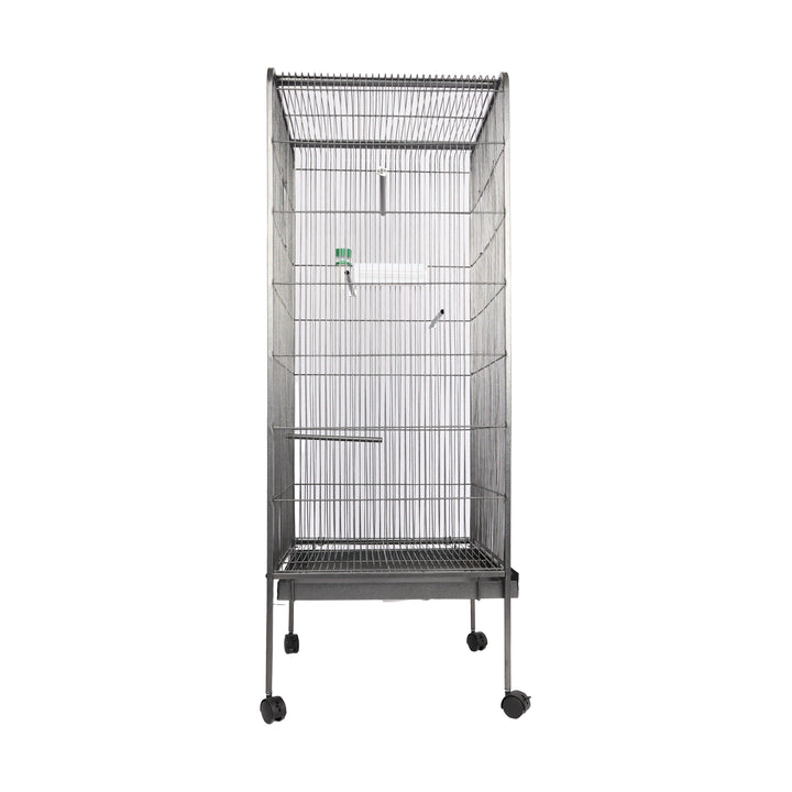 Bird Cage for Parakeets Cockatiels Parrot Green Cheek Conures Pigeons Lovebird with Rolling Stand