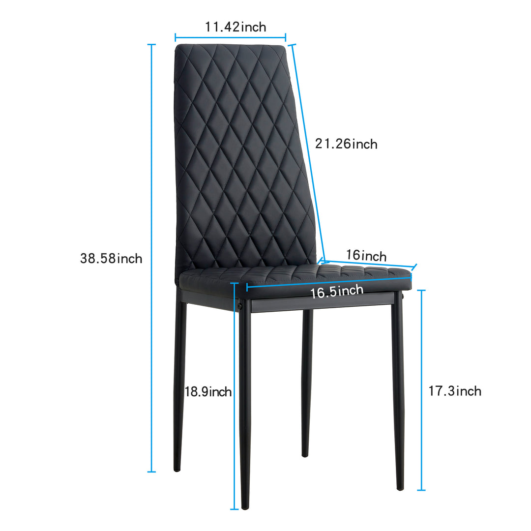 Dining chair set for 6