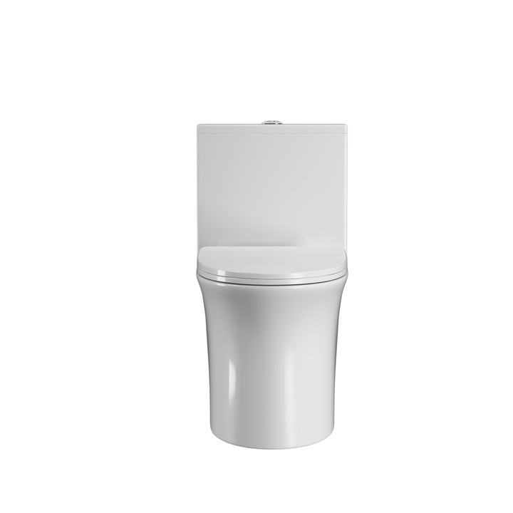 One Piece Dual Flush Elongated Toilet