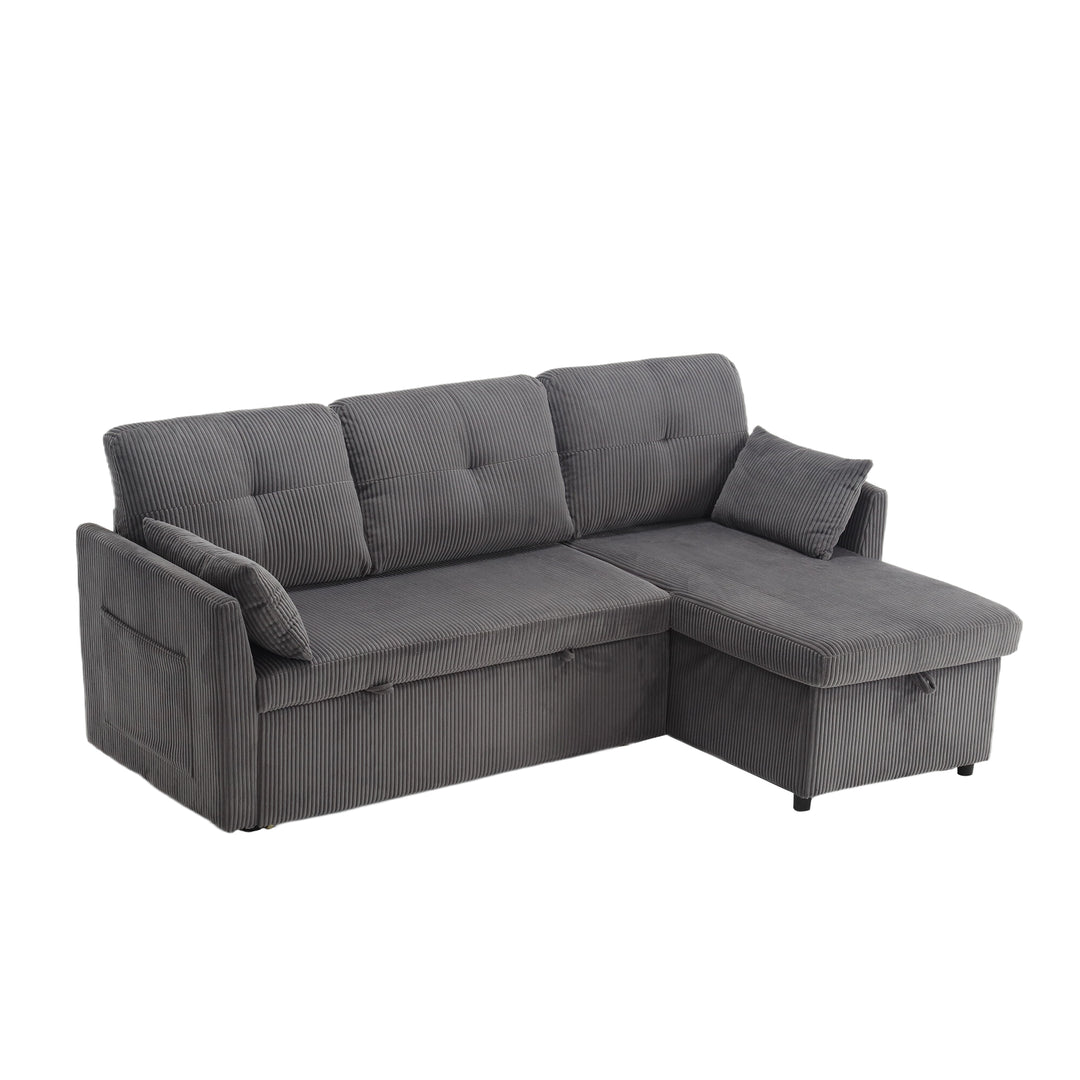 UNITED Modular Sectional Sofa L Shaped Modular Couch with Reversible Chaise Modular Sofa Sectional Couch with Storage Seats