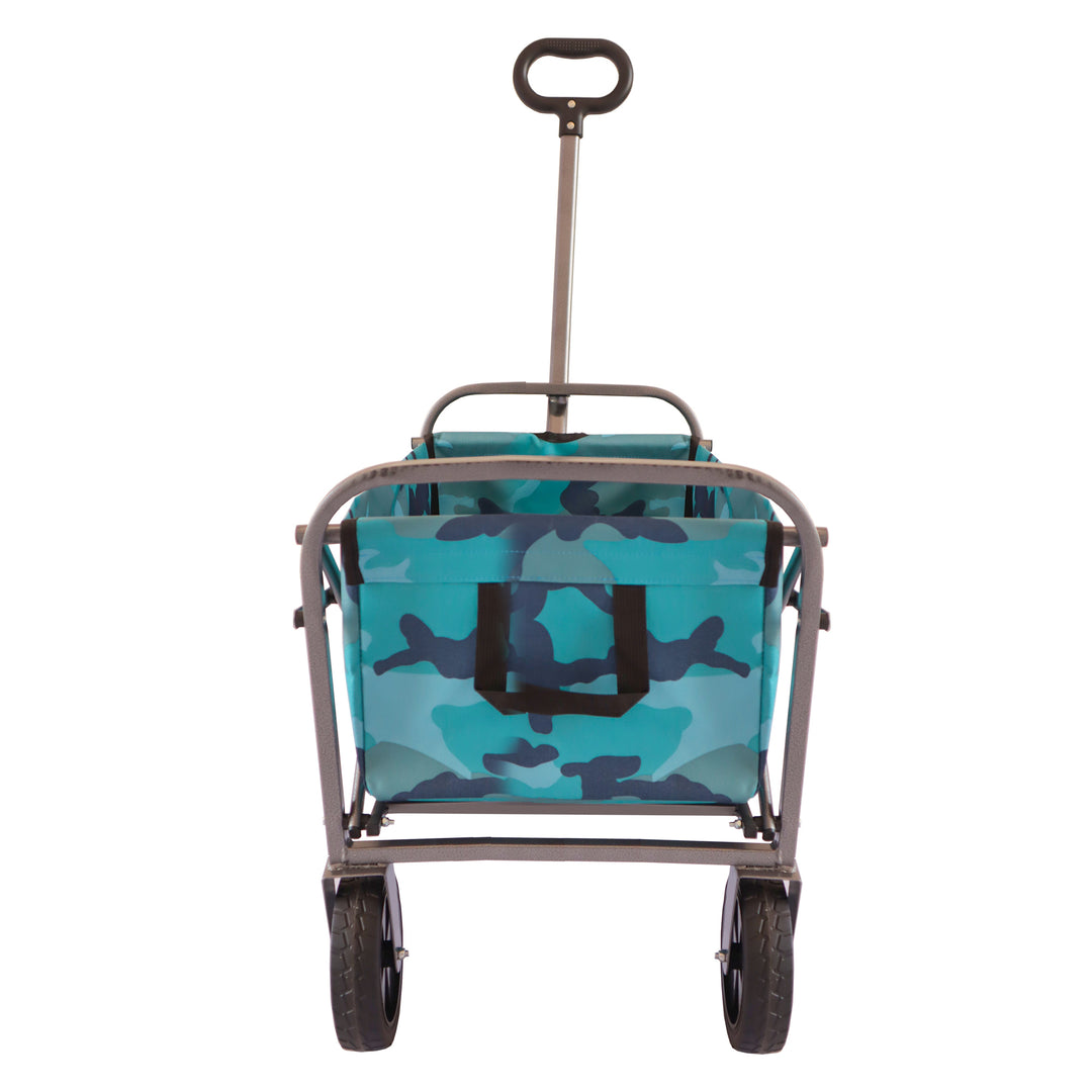 Outdoor Garden Multipurpose Micro Collapsible Beach Trolley Cart Camping Folding Wagon