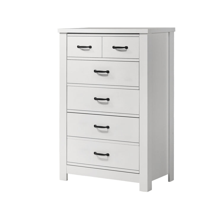 Cassini 31" White 5-Drawer Chest