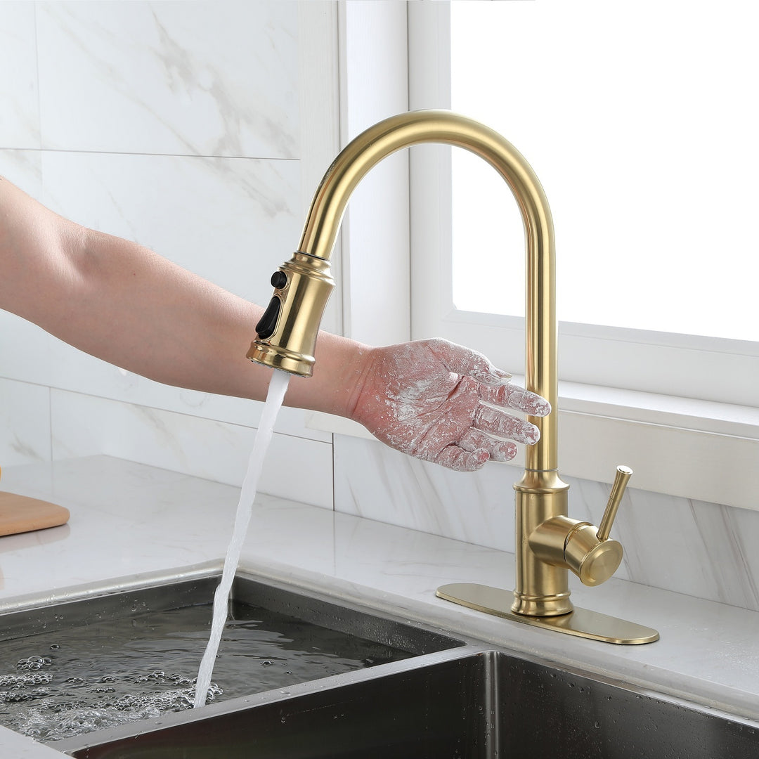 Touch Kitchen Faucet with Pull Down Sprayer