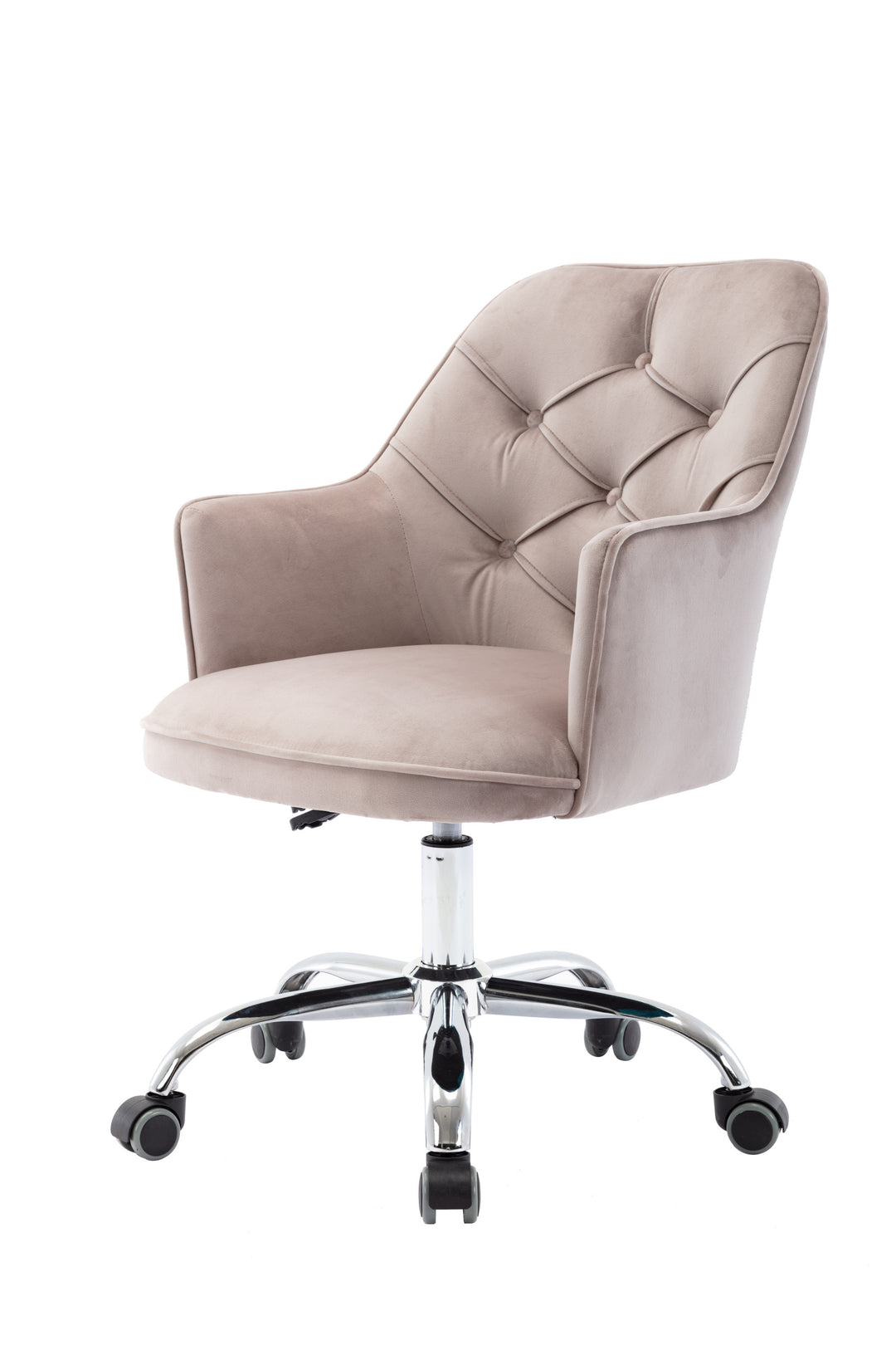 COOLMORE Velvet Swivel Shell Chair for Living Room, Modern Leisure Arm Chair ,Office chair  Grey