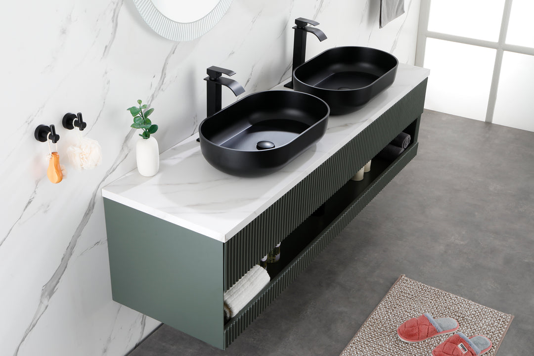 24*14*5.5  Matte Shell  Bathroom Sink