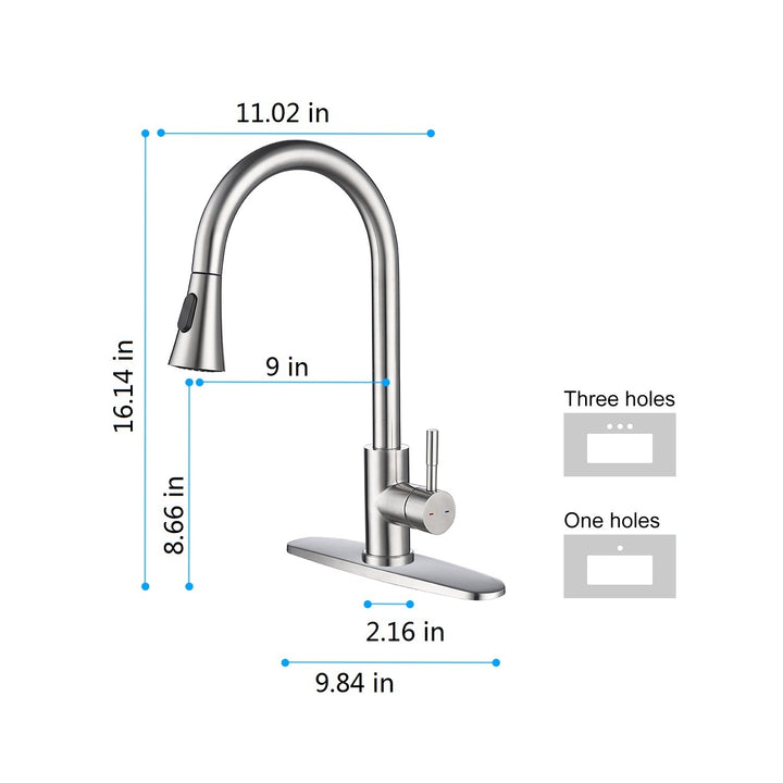 Kitchen Faucet with Pull Out Spraye