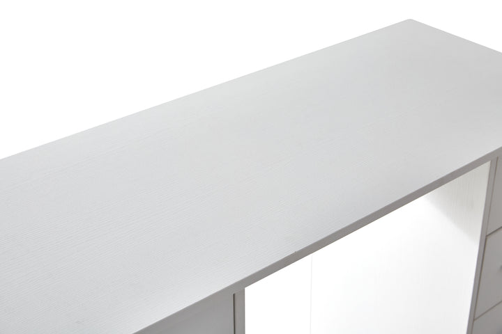 Home Office Computer Desk Table with Drawers White 41.73‘’L 17.72\'\'W 31.5\'\'H