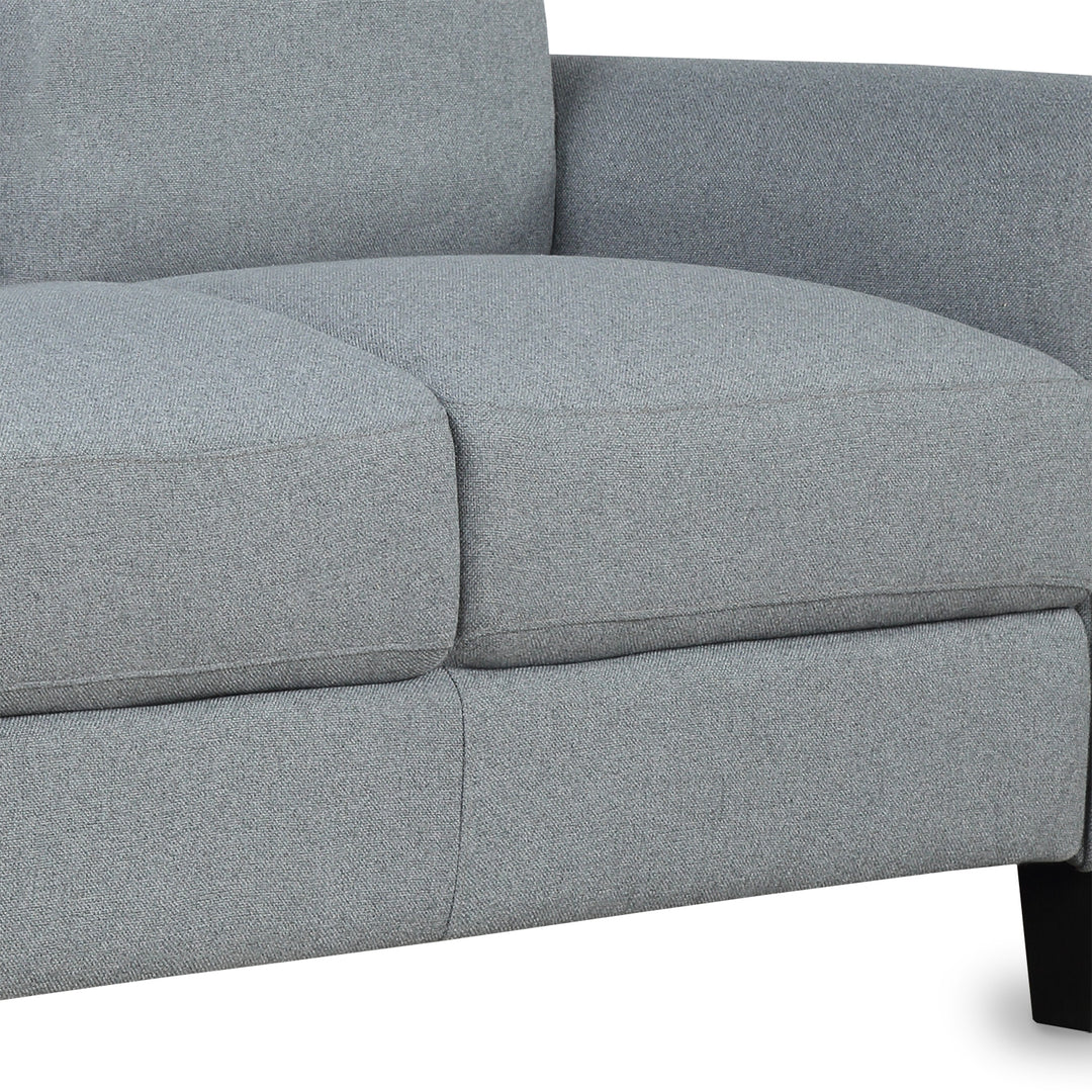 Living Room Furniture Loveseat Sofa and 3-seat  sofa (Gray)