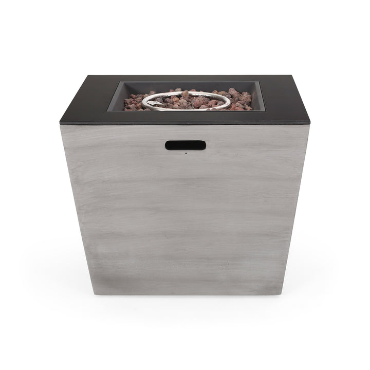 LANGTON 30" SQUARE MGO FIRE PIT - 50,000 BTU