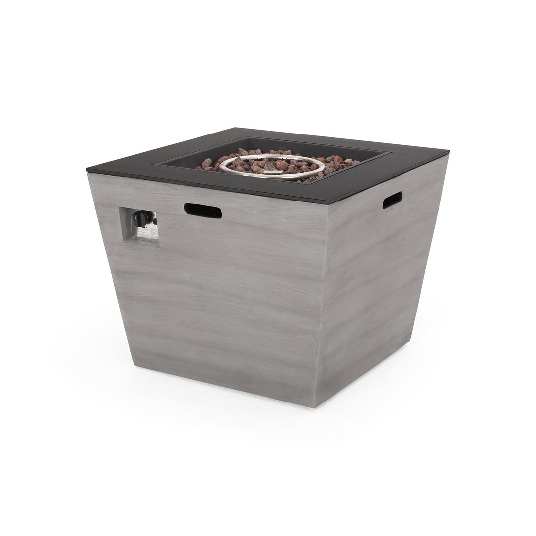 LANGTON 30" SQUARE MGO FIRE PIT - 50,000 BTU