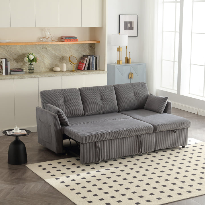 UNITED Modular Sectional Sofa L Shaped Modular Couch with Reversible Chaise Modular Sofa Sectional Couch with Storage Seats