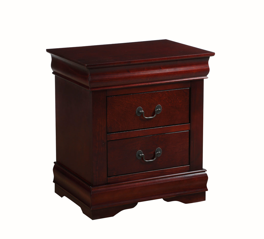 ACME Louis Philippe Nightstand in Cherry 23753