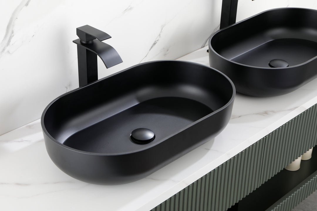 24*14*5.5  Matte Shell  Bathroom Sink