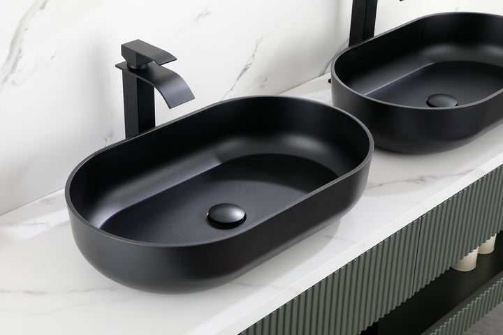 24*14*5.5  Matte Shell  Bathroom Sink