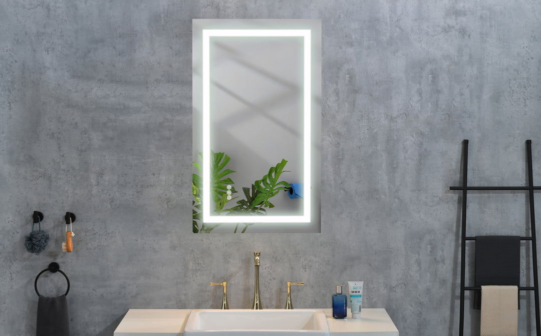 36*30in Led Mirror for Bathroom with Lights,Dimmable,Anti-Fog,Lighted Bathroom Mirror with Smart Touch Button,Memory Function(Horizontal/Vertical)