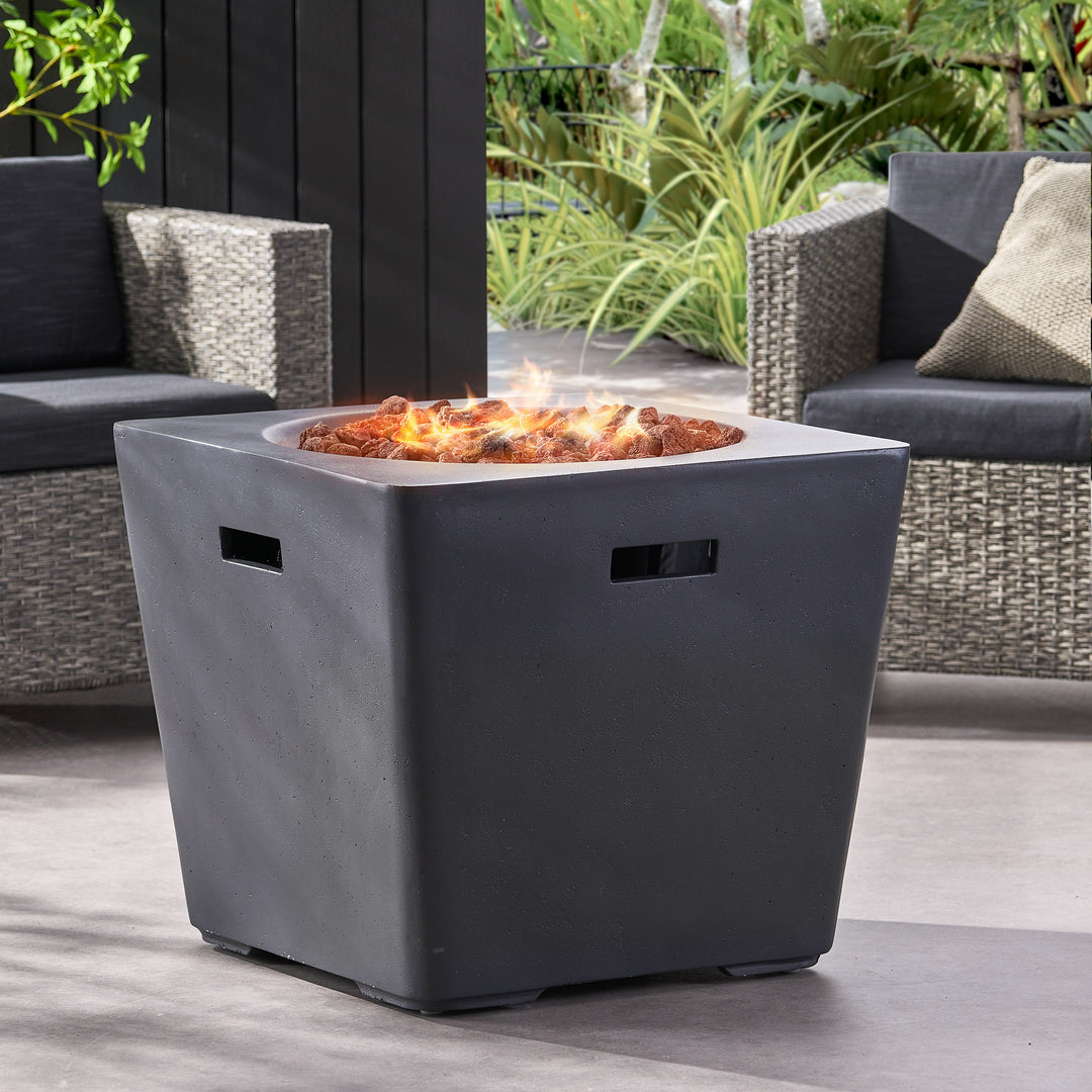 ELLISON SQUARE 24" FIRE PIT - 40,000 BTU